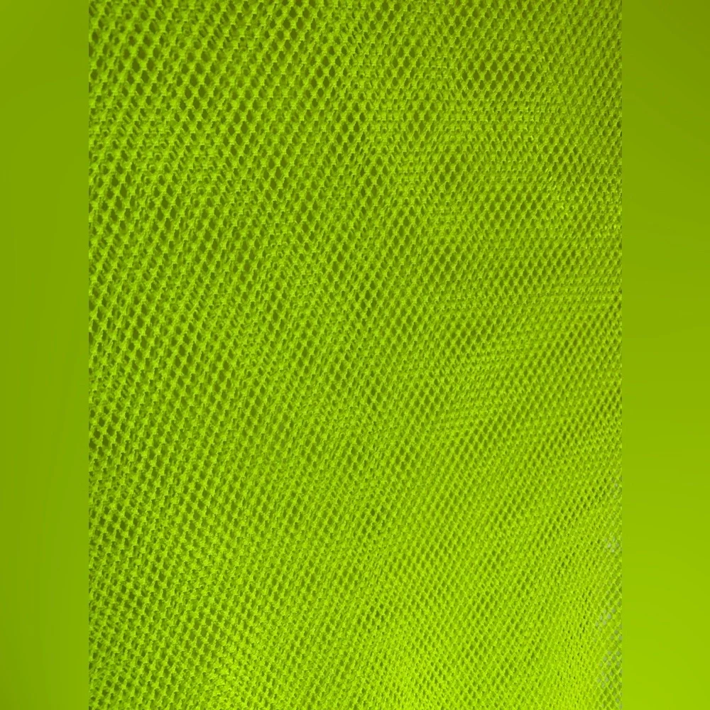 NYC Women M Sheer Mesh Shirt Dress Sexy Clubwear See Through Top Adult Yellow - Picture 2 of 9
